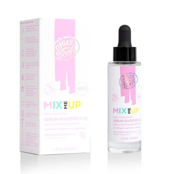 FaceBoom Mix Me Up Niacinamide Serum-Booster dla Skóry z Niedoskonałościami Vegan 30ml