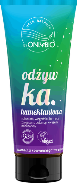 OnlyBio Hair Balance Odżywka Humektantowa z Naturalną Wegańską Formułą dla Włosów Suchych 200ml