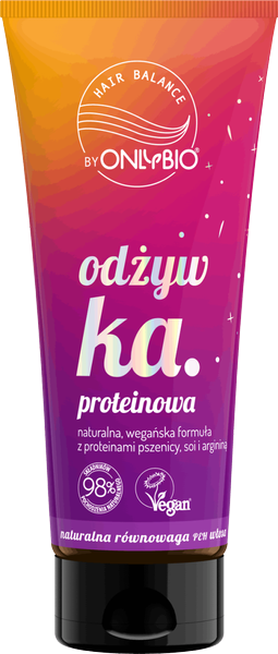 OnlyBio Hair Balance Odżywka Proteinowa z Naturalną Wegańską Formułą 200ml