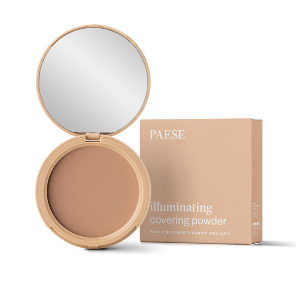 Paese Illuminating Covering Powder Puder Rozświetlająco-Kryjący dla Skóry Suchej i Normalnej Nr 3C Złoty Beż 9g