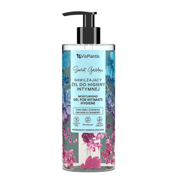 Vis Plantis Secret Garden Kora Dębu Żurawina Żel do Higieny Intymnej 300ml