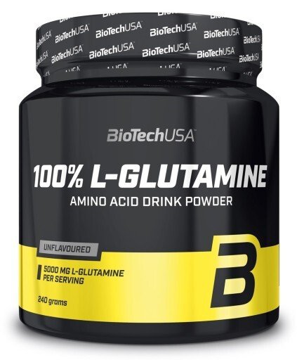 100% L-Glutamine, Unflavoured - 240g