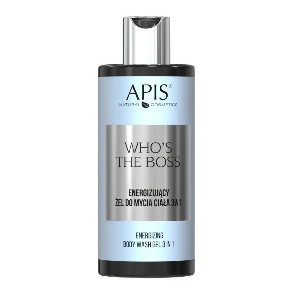 Apis Who'S the Boss Energizujący Żel do Mycia Ciała 3w1 dla Mężczyzn 300ml