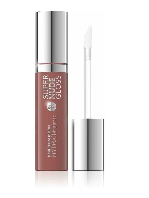 Bell HypoAllergenic Super Nude Gloss Nawilżający Błyszczyk do Ust 03 Dusty Pink 15ml