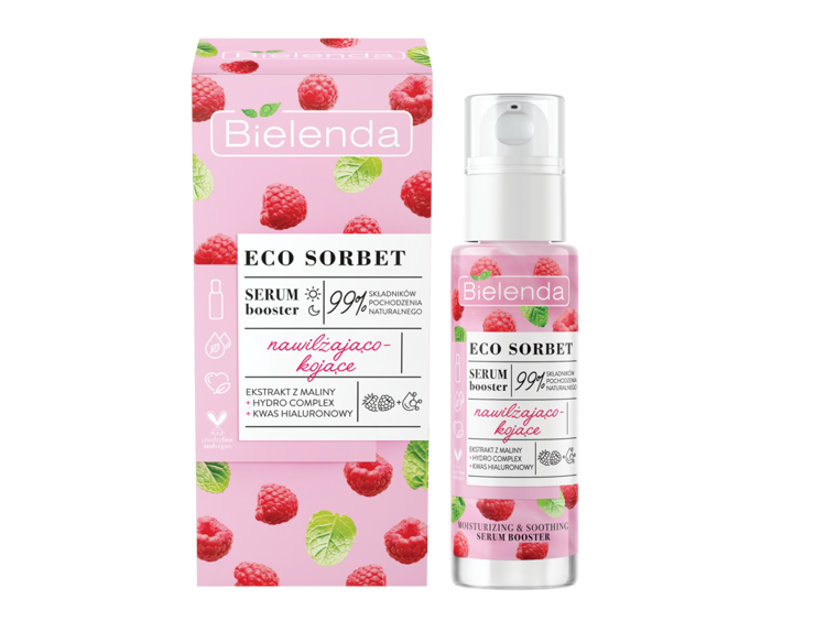 Bielenda Eco Sorbet Malina Silnie Nawilżające i Kojące Serum Booster 30ml