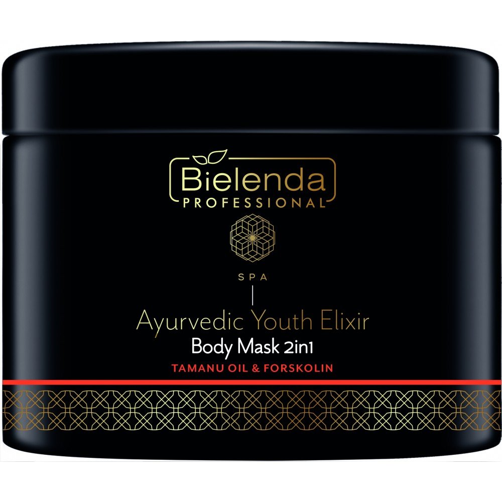 Bielenda Professional SPA Ayurvedic Youth Elixir  2w1 Maska do Ciała z Olejem Tamanu i Forskoliną 350g Best Before 30.06.24