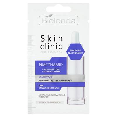 Bielenda Skin Clinic Professional Niacynamid Maseczka Normalizująco-Rewitalizująca dla Skóry z Niedoskonałościami 8g