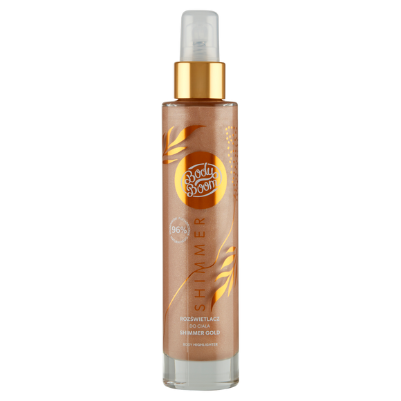 BodyBoom Shimmer Gold Olejkowy Naturalny Rozświetlacz do Ciała 100ml