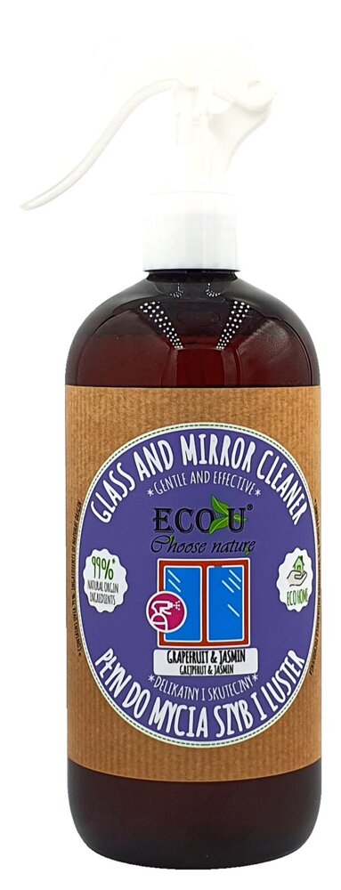 Eco-u Płyn do Mycia Szyb i Luster 500ml