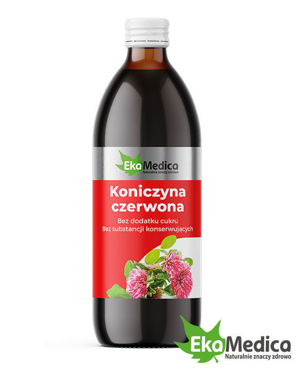 EkaMedica Naturalny Sok z Koniczyny Czerwonej 500ml