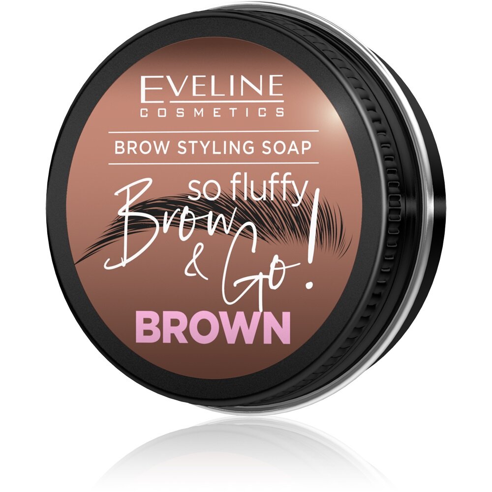Eveline Brow & Go Mydło do Stylizacji Brwi Brown 25g