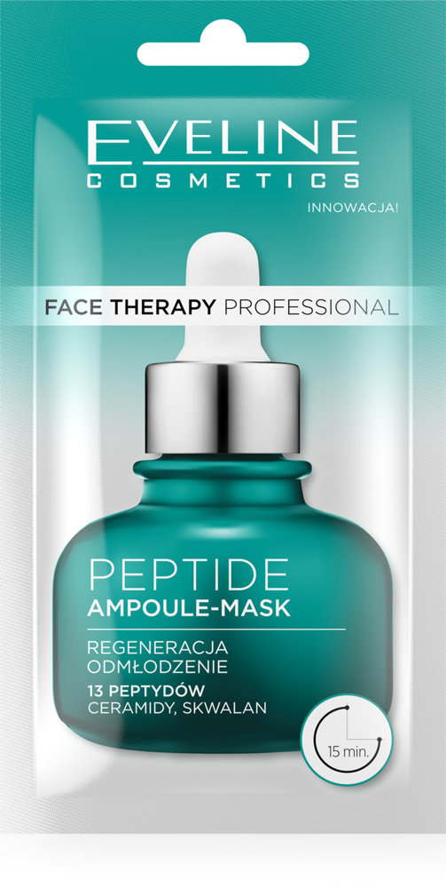 Eveline Face Therapy Professional Ampoule-Mask Peptide Regeneracyjna Maska w Kremie dla Skóry Szarej i Zmęczonej 8ml