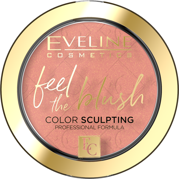 Eveline Feel Blush Róż Modelowanie Twarzy Trwały Makijaż Dzień Noc 02 Dahlia