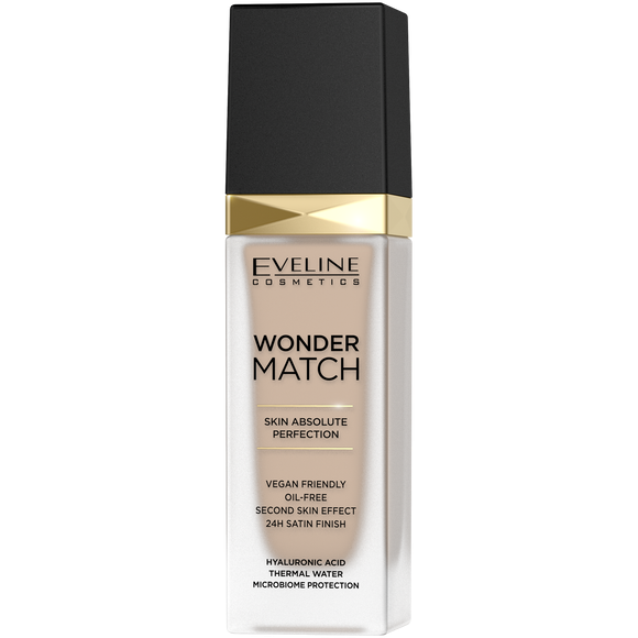 Eveline Wonder Match Luksusowy Podkład Dopasowujący do Odcienia Skóry Nr 12 Light Natural 30ml