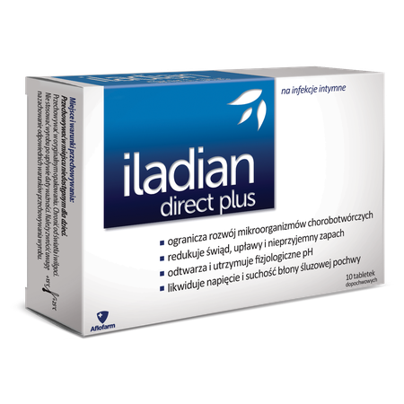 Iladian Direct Plus Tabletki Dopochwowe 10 Sztuk