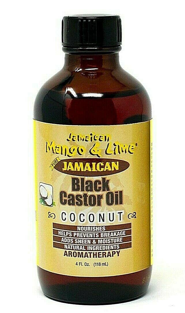 Jamaican Mango & Lime Black Castor Oil Coconut Odżywczy Olejek do Pielęgnacji Włosów Łamliwych i Skóry Matowej o Zapachu Słodkiego Kokosa 118ml