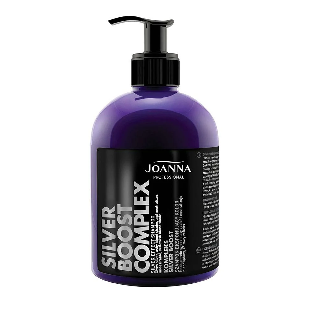 Joanna Professional Silver Boost Complex Szampon Eksponujący Kolor Srebrny 500g