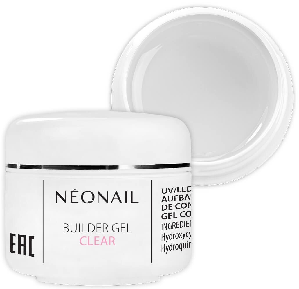 NeoNail Basic Builder UV Nail Gel Clear Żel dla Początkujących Stylistek 15ml