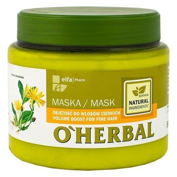 O'Herbal Maska Zwiększająca Objętość Cienkich Włosów Arnika 500 ml