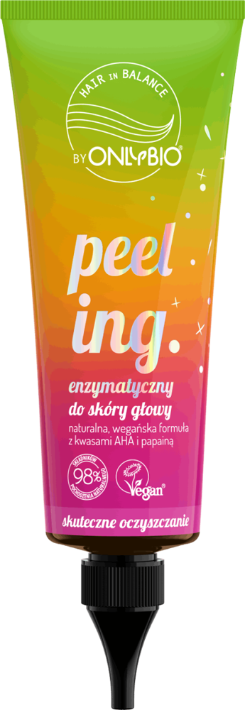 OnlyBio Hair Balance Enzymatyczny Peeling do Skóry Głowy z Kwasami AHA 125ml