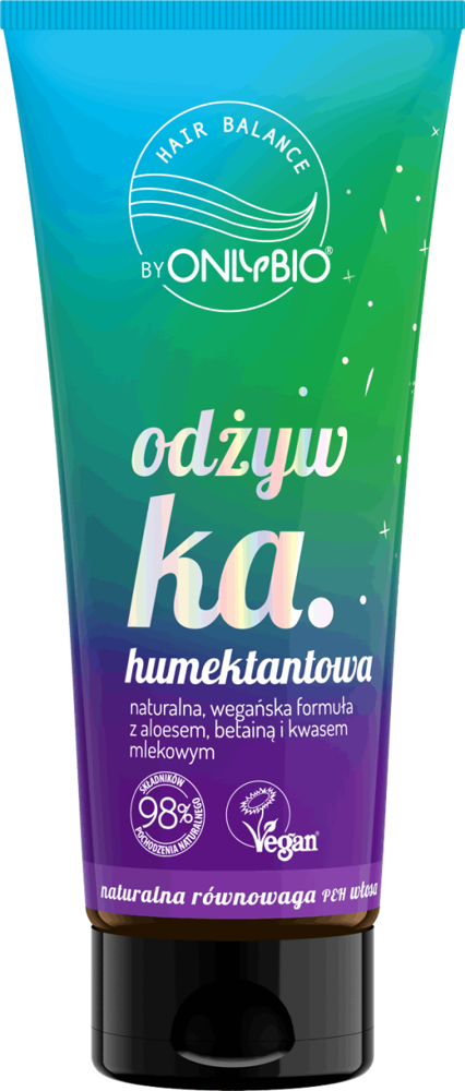 OnlyBio Hair Balance Odżywka Humektantowa z Naturalną Wegańską Formułą dla Włosów Suchych 200ml