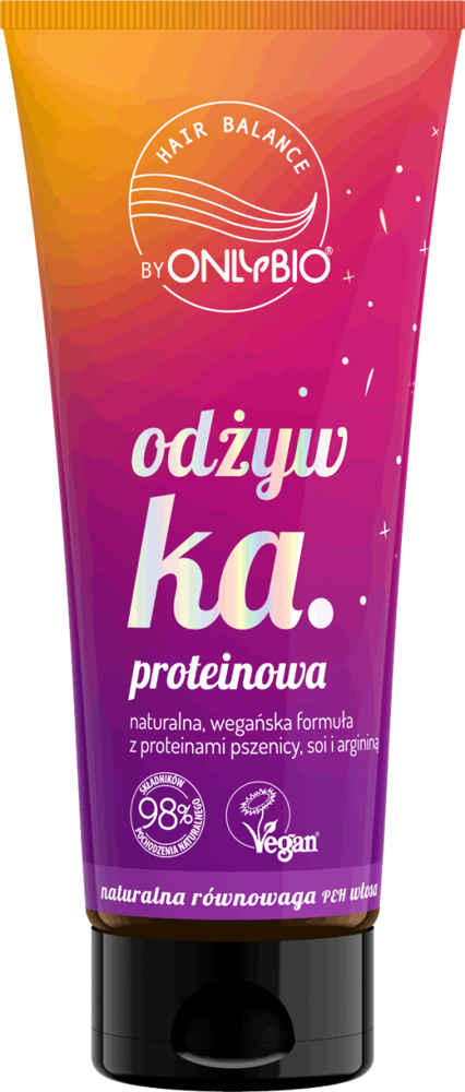 OnlyBio Hair Balance Odżywka Proteinowa z Naturalną Wegańską Formułą 200ml