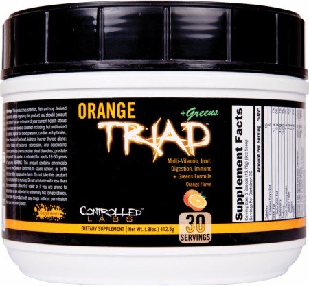 Orange Triad + Greens, Orange - 408g