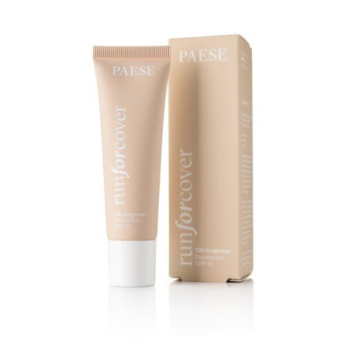 Paese Run for Cover 12h Długotrwały Podkład Kryjący Nr 10C Ivory SPF10 30ml