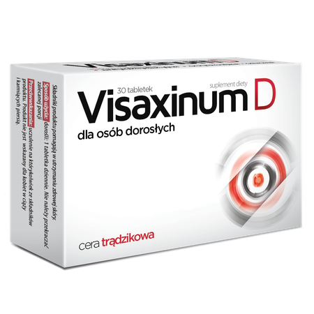 Visaxinum D dla Dorosłych Cera Trądzikowa 30 Tabletek