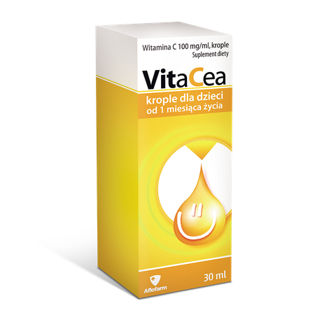 VitaCea Witamina C w Kroplach od 1 Miesiąca Życia 30ml