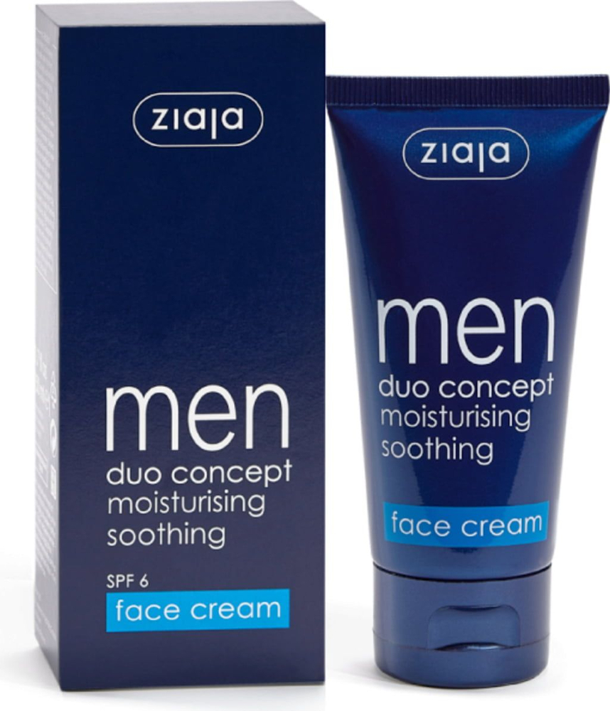 Ziaja Men Duo Concept Nawilżający Krem dla Mężczyzn SPF6 50ml